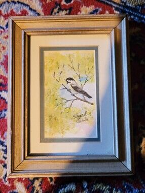 Vintage Original Watercolor